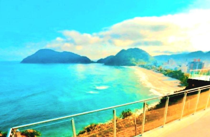 Apartamento Guaruja, Praia Asturias Aconchegante Daire Dış mekan fotoğraf